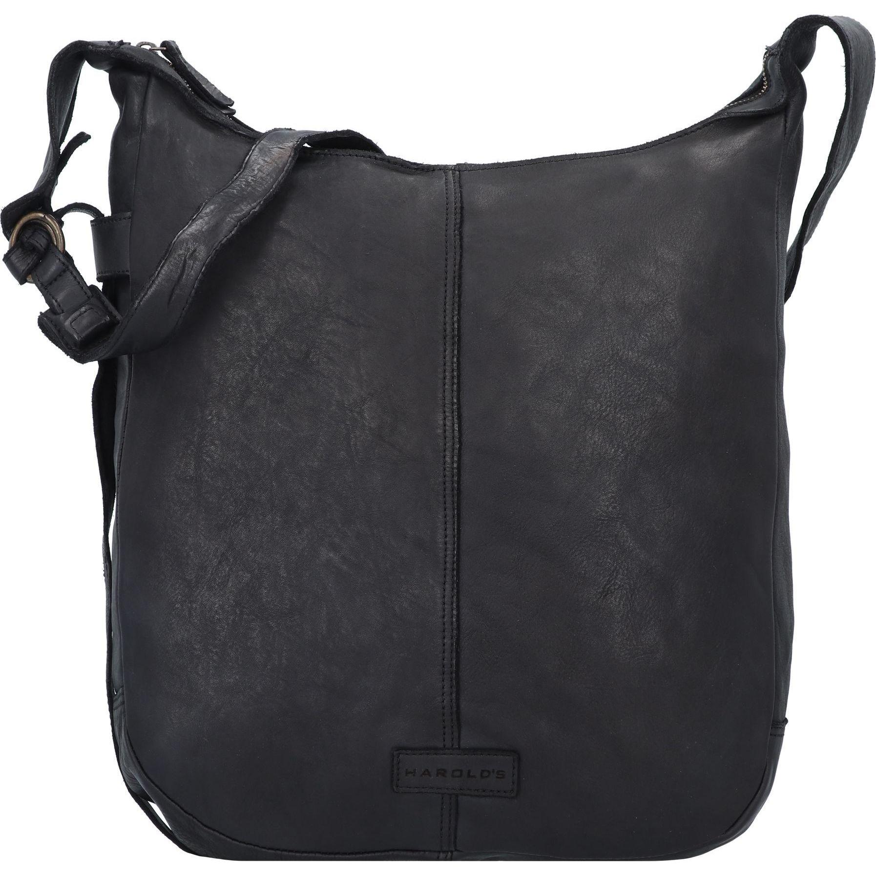 Harolds, Handtasche, Submarine Umhängetasche Leder 31 cm, Schwarz