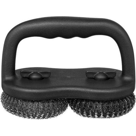 Mustang Grill, Utensili pulizia della griglia, Pulitore a griglia Mustang con cuscini Ss