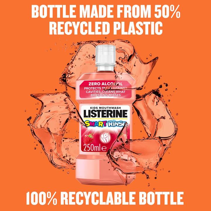 Produktbild Listerine Smart Rinse Mild Berry 500ml Mundspülung (500 ml, Mundspülung)