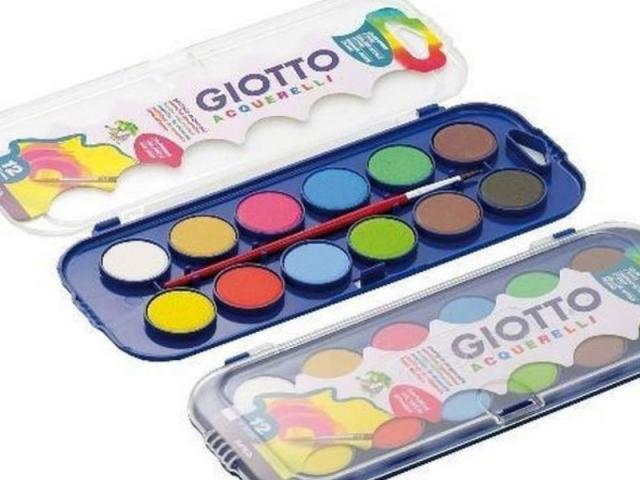 Actual product image Giotto Colour Box 12 Colour Blocks multicoloured (Multicoloured)