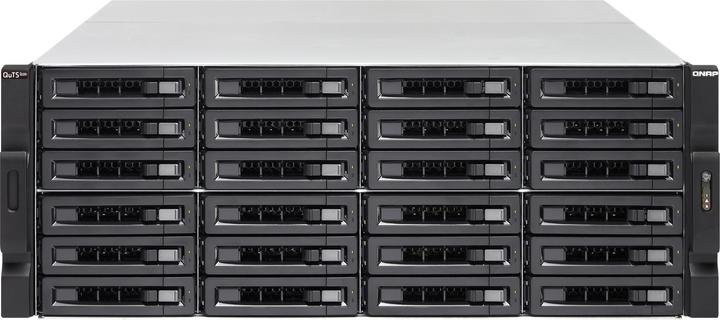 Produktbild QNAP TS-h2477XU-RP-3700X-32G, 24-bay, QuTS hero NAS, AMD Ryzen 7 3700X 8c, RAM, 2xGbE (0 TB)