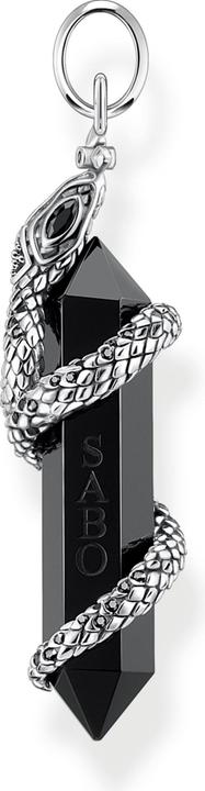 Image du produit Thomas Sabo Pendentif Onyx avec serpent (Argent 925)