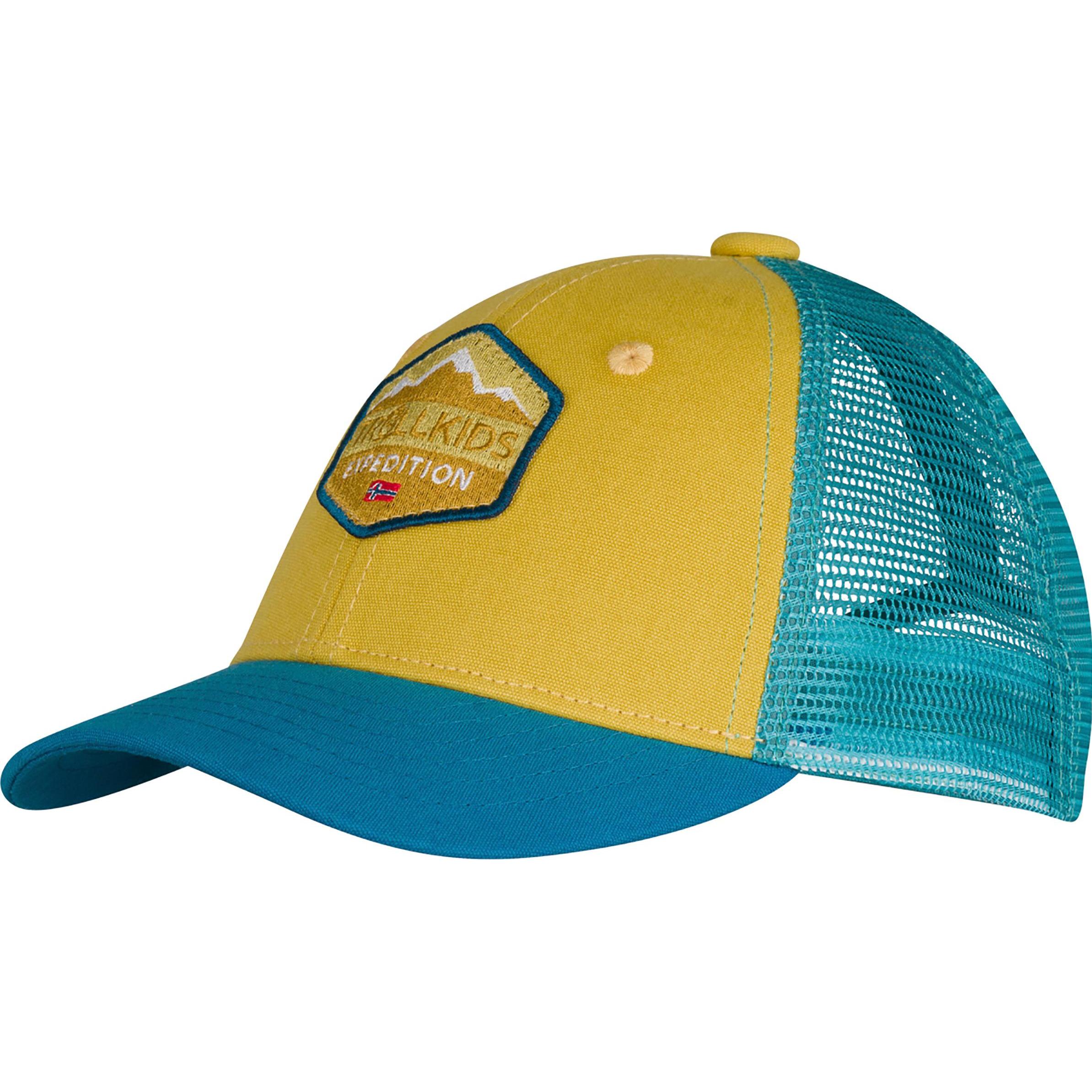 Trollkids, Unisex, Cap, Femund, Gelb, (52, 53, 54, 55, 56)