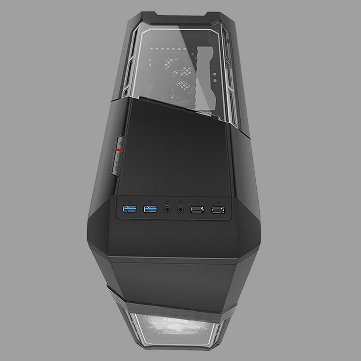 Actual product image Azza CSAZ-240X Computer Case Midi Tower (ATX, mATX)