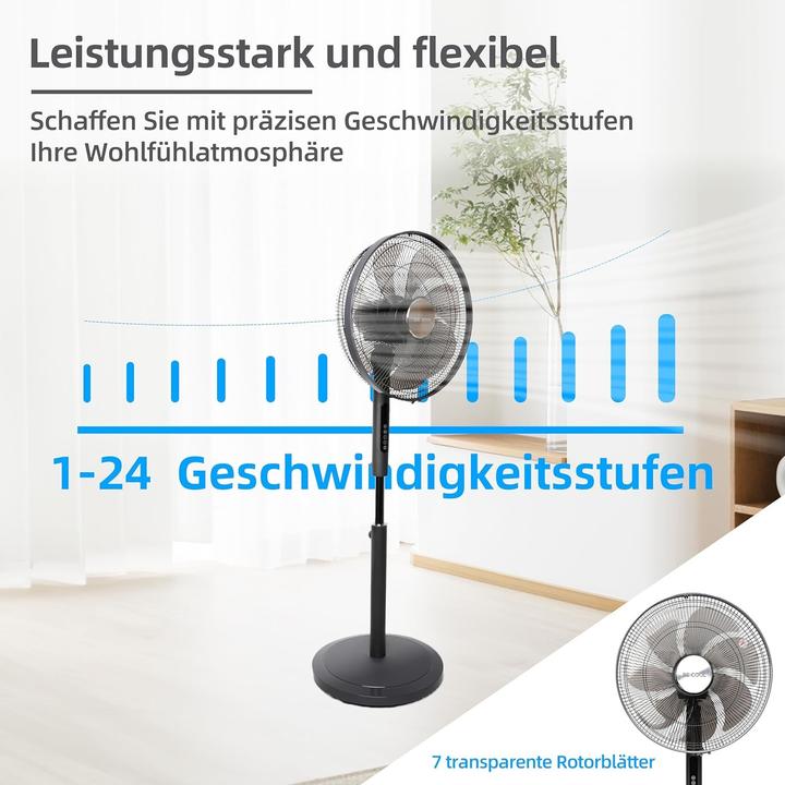 Produktbild Be Cool Energieeffizienter 45cm Standventilator (55 dB)