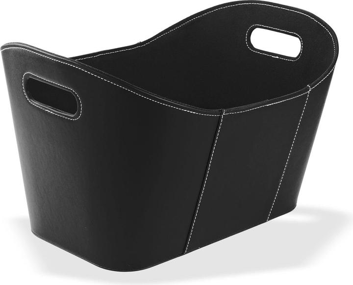 Image du produit Dema Panier à bois de cheminée, similicuir