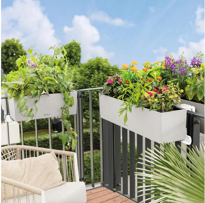 Produktbild Lechuza BALCONERA Stone 40 Beige (19 x 40 x 19 cm)