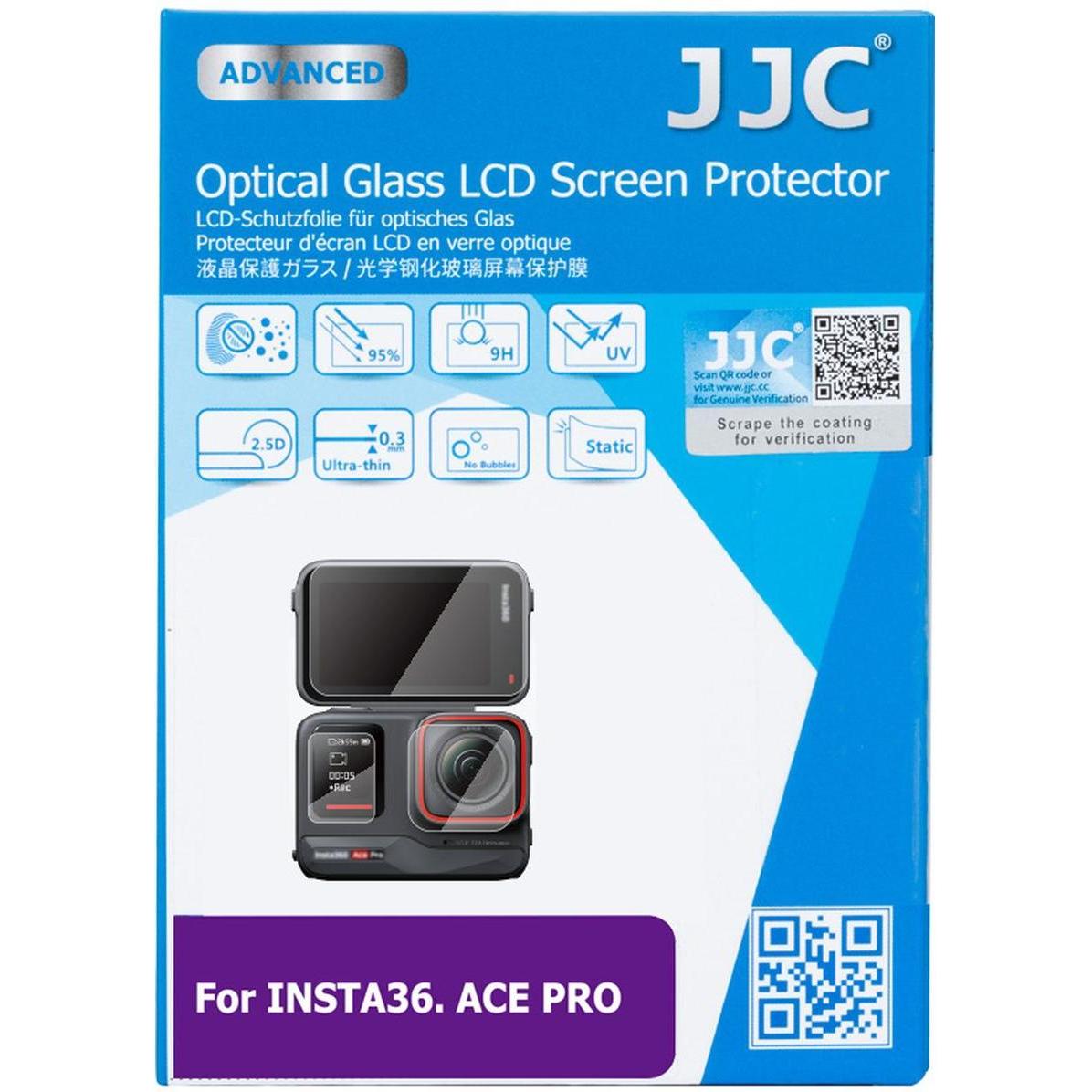 JJC GSP ACEPROS2 Optical Glass Protector (Pellicola protettiva), Custodia fotocamera