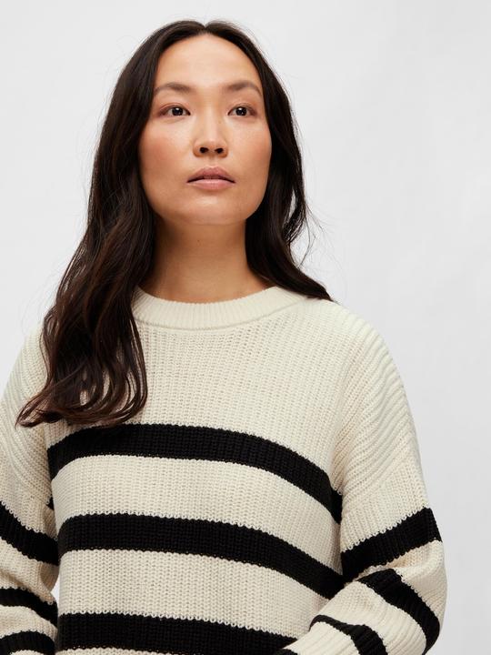 Image du produit Selected Femme Pull en maille rayée (XXL)
