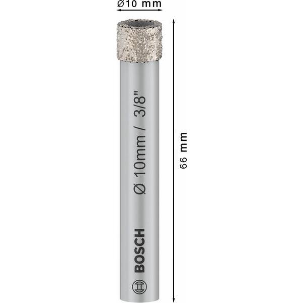 Bosch Professional Zubehör, Bohrereinsatz, PRO Ceramic dry Bohrer, 10 x 66 mm (10 Millimeter)
