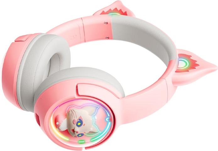 Actual product image Onikuma B5 Gaming headset (Pink) (Cable, Wireless)