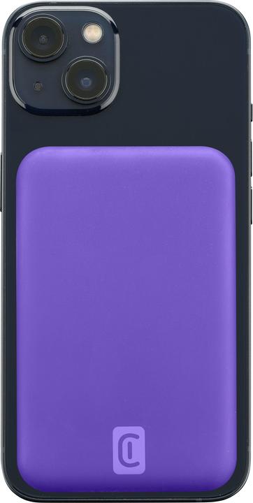 Produktbild Cellularline MagSafe Wireless Power Bank MAG 5000 VIOLET (5000 mAh, 10 W, 19.25 Wh)
