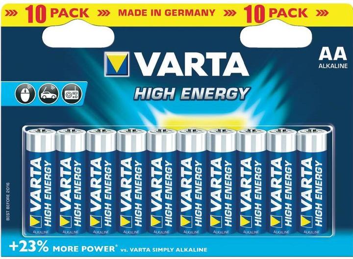Image du produit Varta Energy Alkaline Mignon 10xAA / 1,5V / 10 blisters (10 pcs, AA, 2800 mAh)