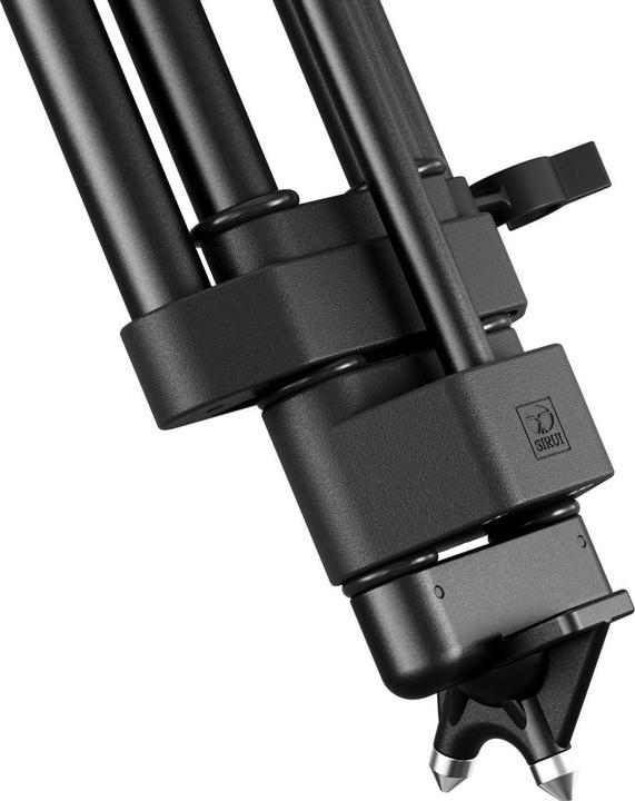 Produktbild Sirui SQ75A Aluminum Twin-Leg Video Tripod 75mm Half-Bowl + S5 Hea (SI-SQ75A+S5) (Metall)