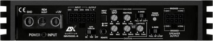 Produktbild ESX QUANTUM QM500.4 (4-Kanal-Verstärker)