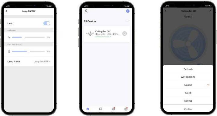 Actual product image Sygonix Smart Ceiling Ventialator 36W