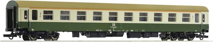Actual product image Roco H0 Express train car Halberstädter of the DR
