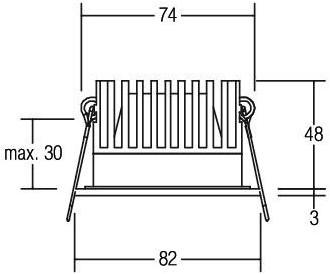 Produktbild Brumberg LED-Einbaustrahler (830 lm)