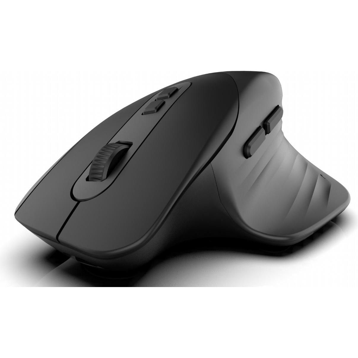 Inca Maus IWM-553S Ergonomisch, wireless, BT1 5.0+BT2 5.0 (Senza fili), Mouse, Nero