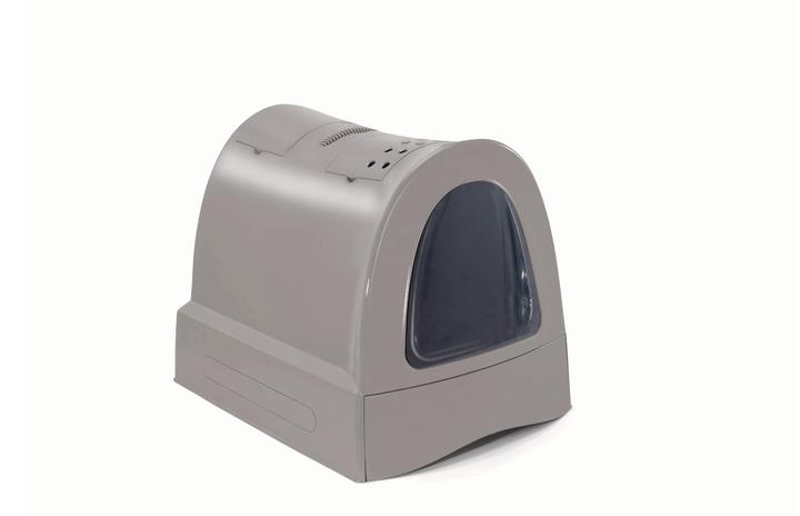 Actual product image IMAC Cat Litter Box Zuma Grey, Product type: Cat Litter Box (Cat litter box closed)