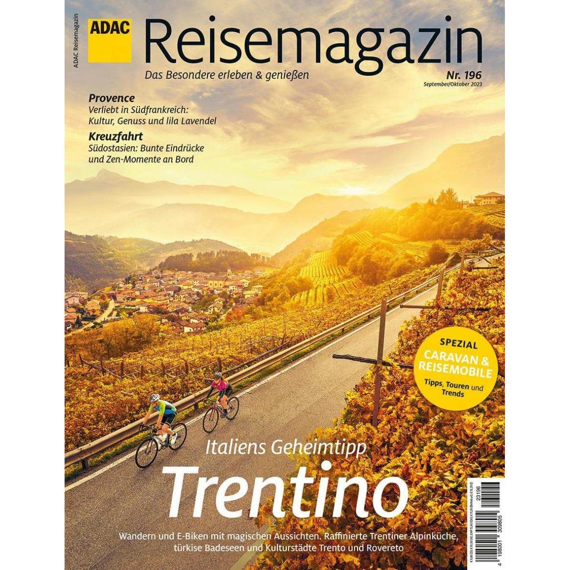 Reisemagazin mit Titelthema Trentino, Zeitschriften Abo