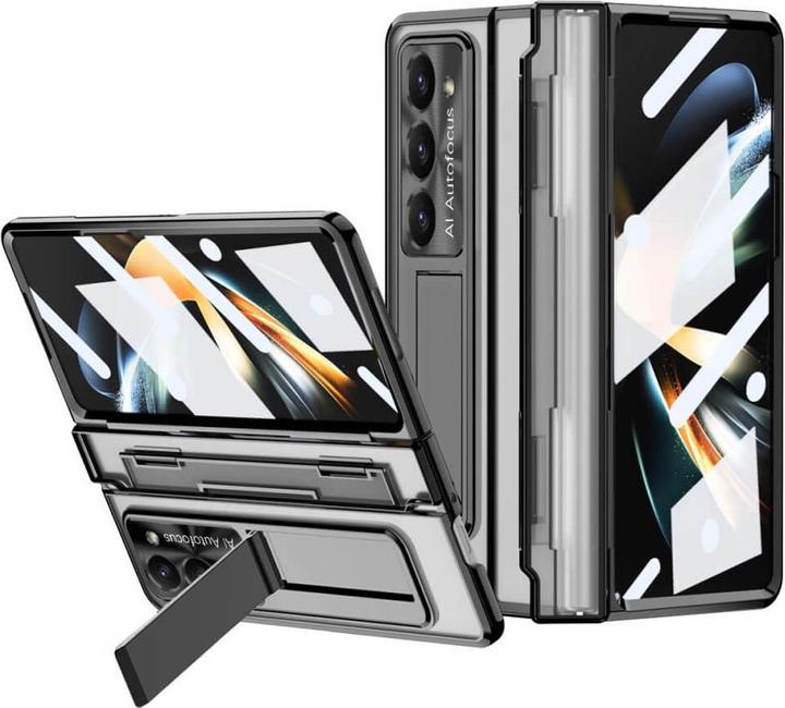 Produktbild Cover-Discount Galaxy Z Fold5 - 360-Grad Schutzhülle mit Kickstand schwarz (Samsung Galaxy Z Fold5)
