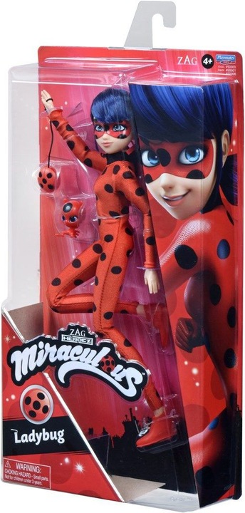 Actual product image Miraculous Core Fashion Doll Lady Bug (60-50001)