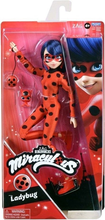 Actual product image Miraculous Core Fashion Doll Lady Bug (60-50001)