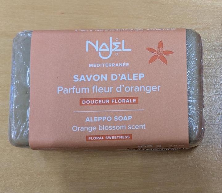 Image du produit Najel Savon d'Alep à la fleur d'oranger BIO (Savon dur)