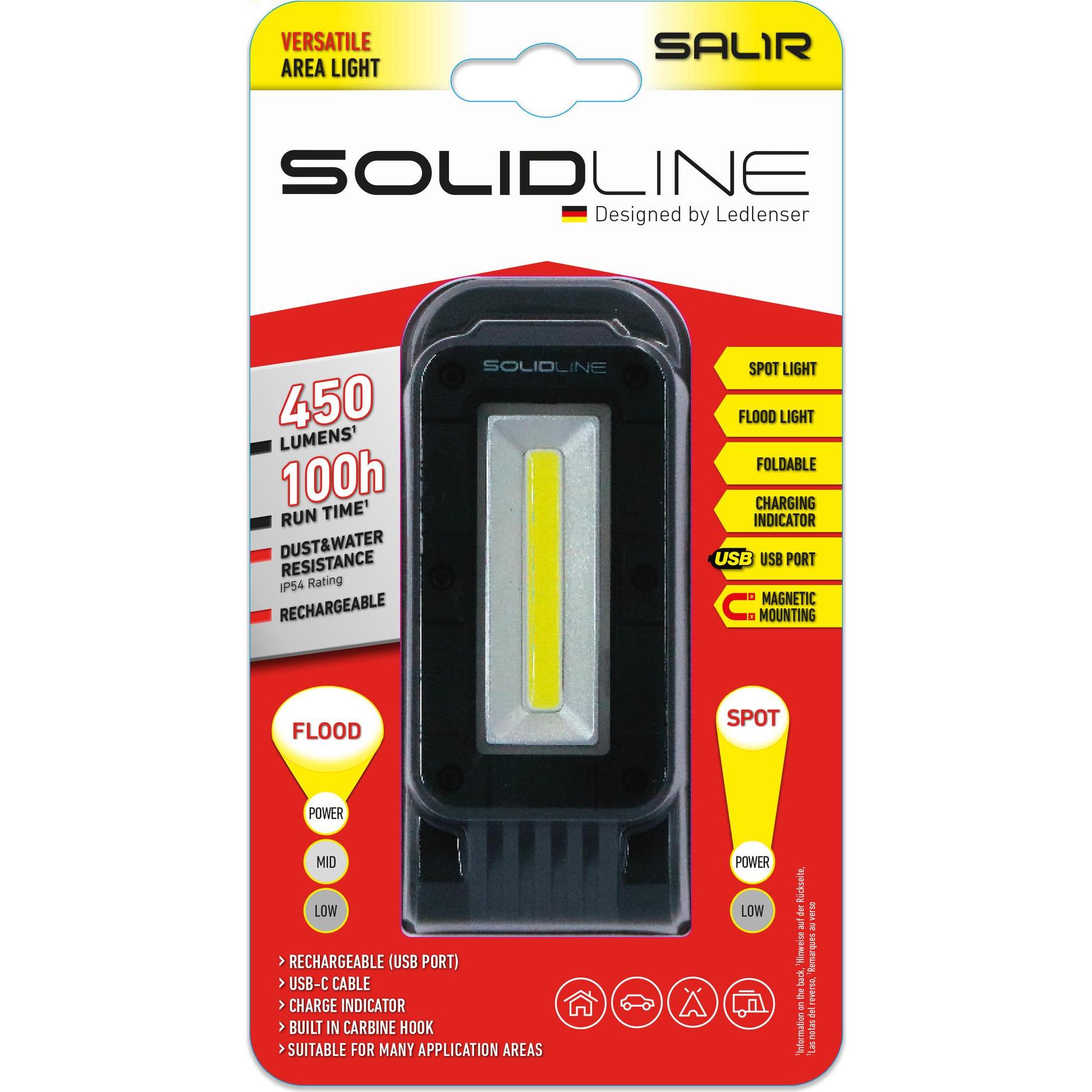 Ledlenser, Arbeitsleuchte, Solidline SAL1R (450 lm)