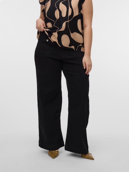 Produktbild Vero Moda VMCKAYLA Hohe Taille Weiter Beinschnitt Jeans Weit geschnitten (46)