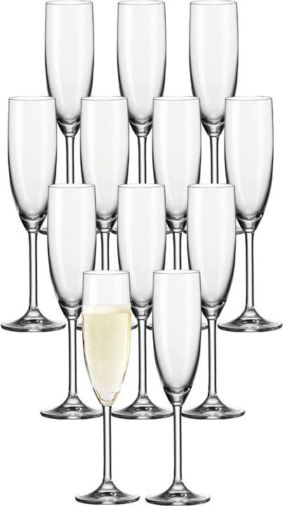 Leonardo Sektglas DAILY (20 cl, 12 Gläser, Sektgläser)