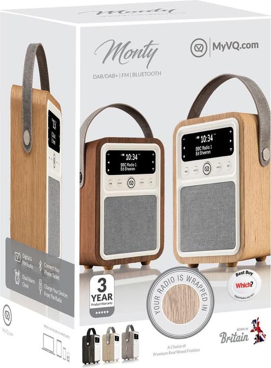 Actual product image View Quest Monty (DAB+, FM, Bluetooth)