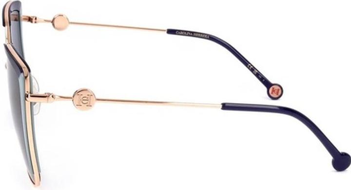 Actual product image Carolina Herrera Her 0111/S Glasses Blue Azure 57 for Women