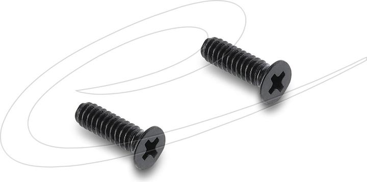 Produktbild Delock Panel Mount Cinch Buchse zu Cinch Buchse weiss / schwa