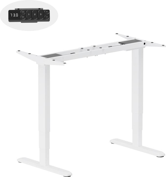 Actual product image equip Schreibtischgestell Dual Motor elektr. 125Kg weiss