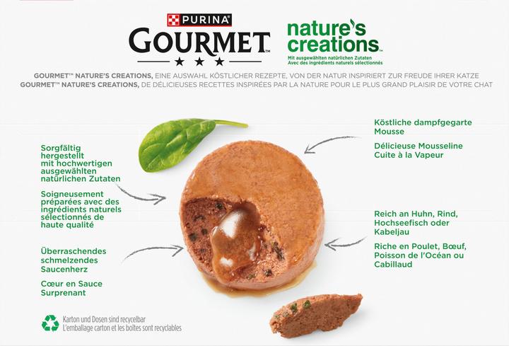Produktbild Gourmet Nature's Creations Mousse (Adult, 1 Stk., 1020 g)