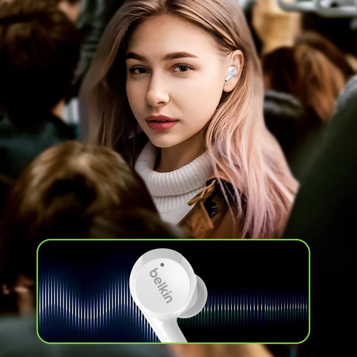 Produktbild Belkin Soundform Rise (Keine Geräuschunterdrückung, 31 h, Kabellos)