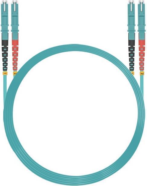 Produktbild Helos Patch-Kabel E2000 Multi-Mode bis E2000 Multi-Mode (CAT6, 2 m)