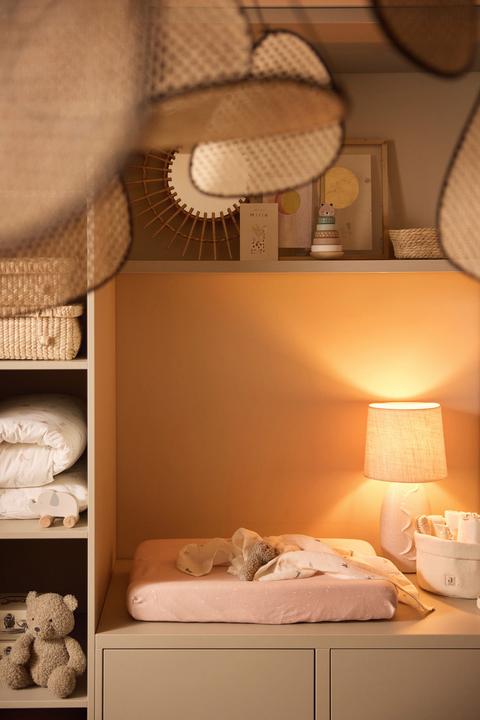 Actual product image Jollein Care basket Cosy Knit Ivory 14 x 18 cm