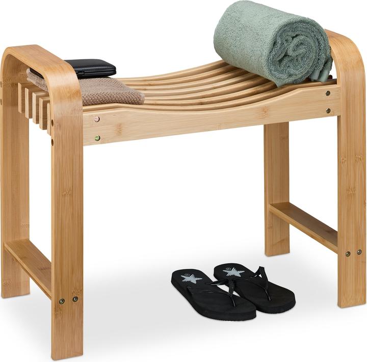 Relaxdays Tabouret de bain