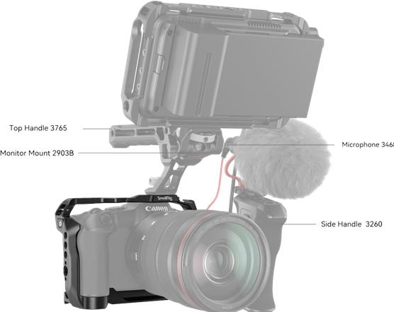 Immagine prodotto SmallRig 4212 Gabbia per CANON EOS R8 (novità) (Gabbietta)