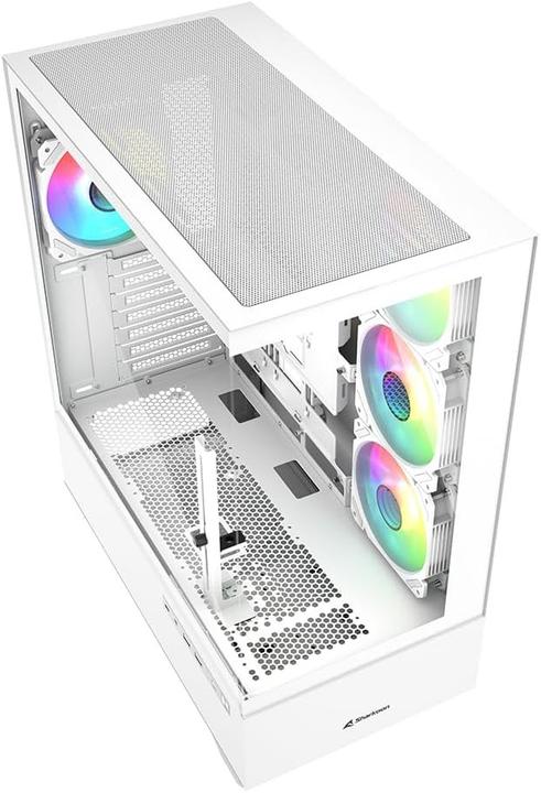 Produktbild Sharkoon AK6 RGB White ATX (weiss) (ATX, mATX, Mini-ATX)