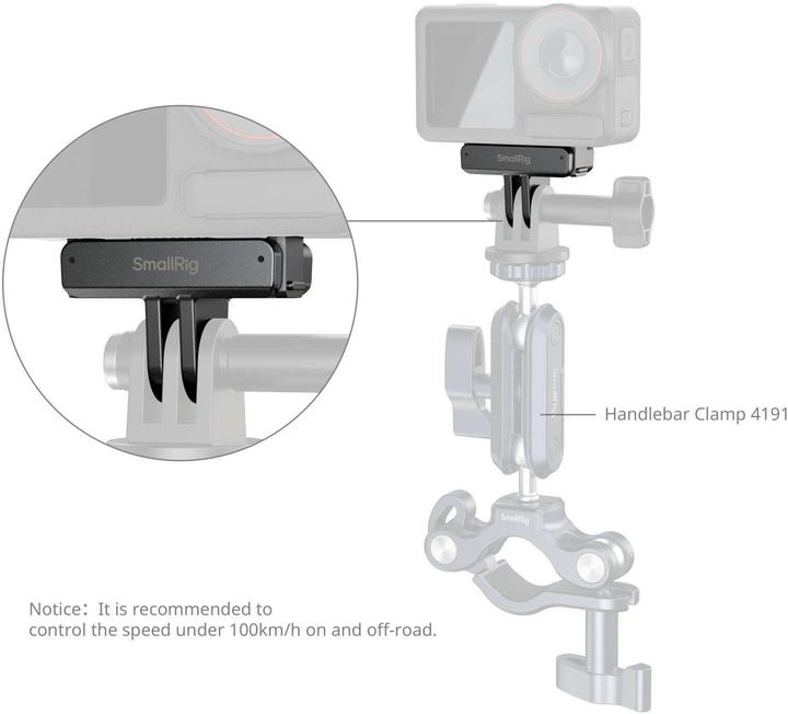 Image du produit SmallRig Adaptateur de monture à dégagement rapide pour DJI Osmo 360 / Action 5 Pro / 4 / 3
