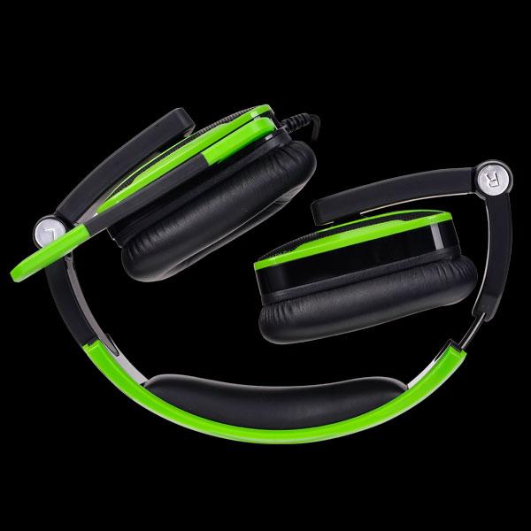 Actual product image Thermaltake Słuchawki eSports Shock One Zielone (HT-SHO001ECGR) (Cable)