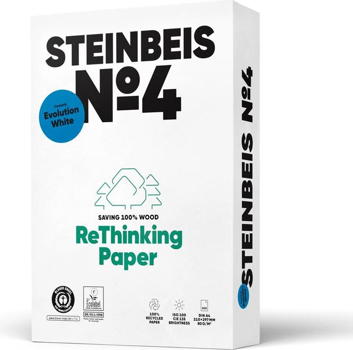 Image du produit Steinbeis EvolutionWhite (A4, 500 feuilles, 80 g/m²)