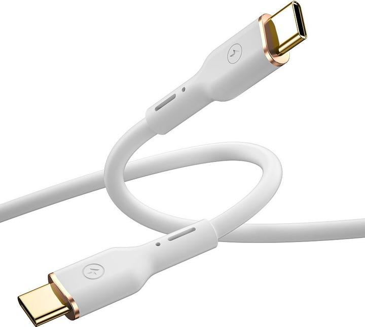 Image du produit Wiwu câble YQ02 USB-C - USB-C 100W 1,2m blanc (USB 3.2 Gen 1, 100 W)