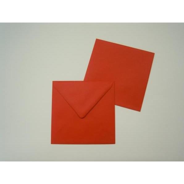Blanke, Briefumschlag, Briefumschläge 125x140mm 100g/qm gummiert VE=100 Stück tomate (100 x)
