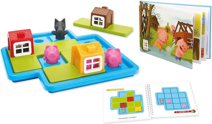 Produktbild Smart Games Die 3 kleinen Schweinchen (Deutsch, Italienisch, Niederländisch, Französisch, Dänisch, Norwegisch, Spanisch, Schwedisch, Portugiesisch, Finnisch)