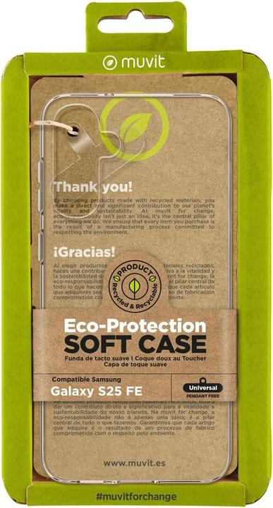 Produktbild Muvit Handyhülle for Change Galaxy S25 FE Durchsichtig (Samsung Galaxy S25 FE)